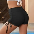 thumbnail image 6 of Women High Waisted Bikini Bottom Retro Ruched Swim Short - Nylon/Spandex - Multiple Sizes, 6 of 6