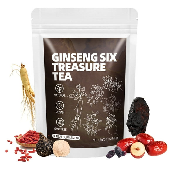 Ginseng Six Treasure Tea - 20 Bag Herbal Blend