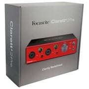 Focusrite Clarett+ 2Pre USB-C Audio Recording Interface JFET/ADAT+Dynamic Mic