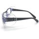 thumbnail image 3 of 2 pares de protectores laterales de seguridad antideslizantes transparentes para gafas (2 orificios grandes para adaptarse a patillas de 12 mm de ancho), protectores laterales de seguridad para gafas, 3 of 5