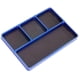 thumbnail image 3 of Four-Grid Simple Screw Disk Storage Box Metal Nut Screw Tray,Black, 3 of 5
