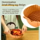 thumbnail image 5 of Teissuly Silicone Fryer Liners, 7.5 Inch Fryer Silicone Basket Bowl Reusable Baking Tray Oven Fryer Accessories Teissuly WER202310168910, 5 of 6