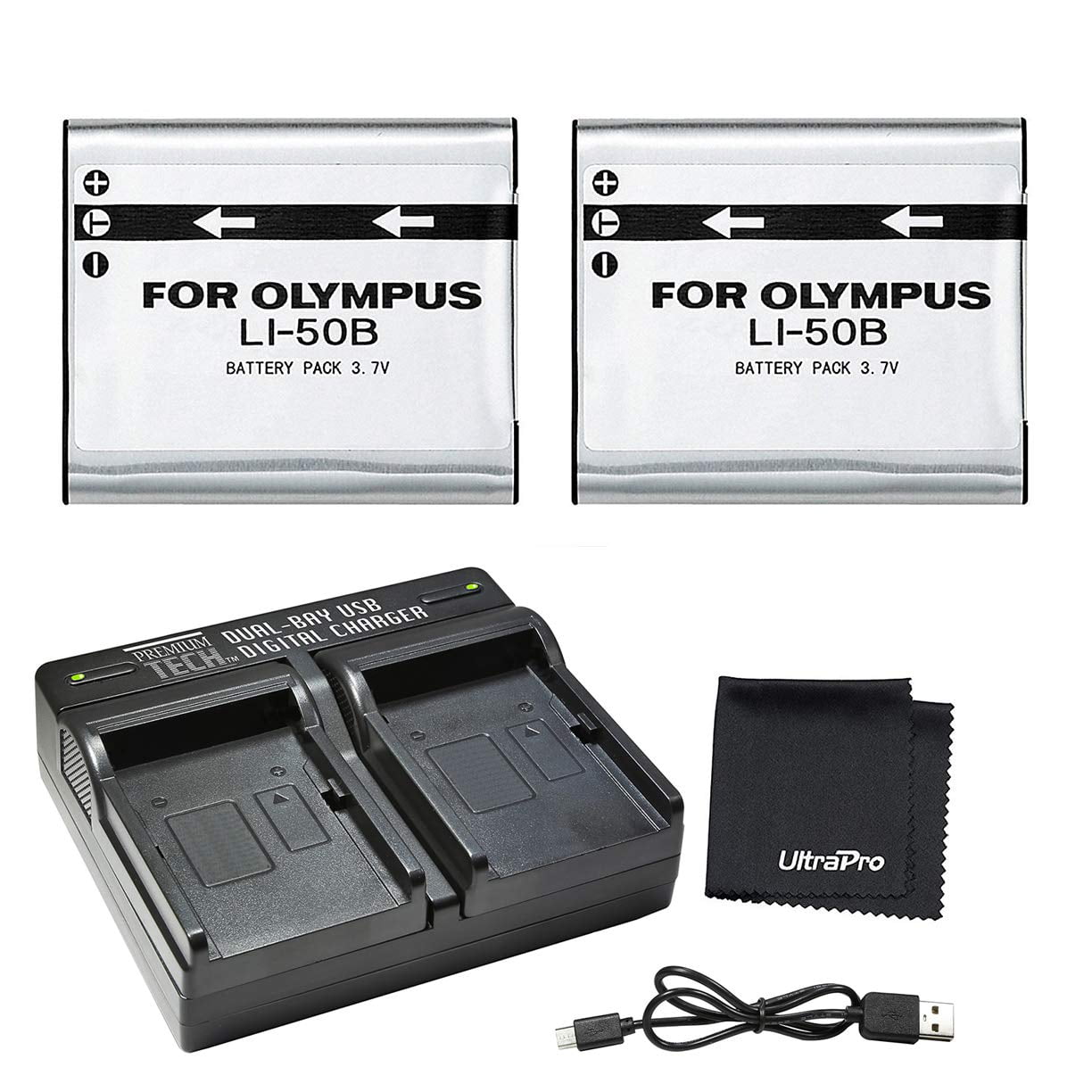 2X Li-50B Battery For Olympus Stylus Tough 6020 8010 8000 mju 1010 1020 UK Fast 