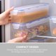 thumbnail image 5 of Caja de almacenamiento rectangular para alimentos de cocina, 2 unidades, sellada, a prueba de hojas, para fideos secos y pasta, 5 of 5