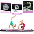 thumbnail image 4 of Pink 8m/26ft Inflatable Air Track Tumbling Gymnastic Mat Floor Home Training Exercise Airtrack mat W/ Pump Fbsport, 4 of 5