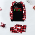 thumbnail image 6 of Penkiiy Family Christmas Pajamas Matching Sets 2024 Cute Couples Pjs Long Sleeve Holiday Jammies Xmas Loungewear Sleevewear 2XL Red, 6 of 6