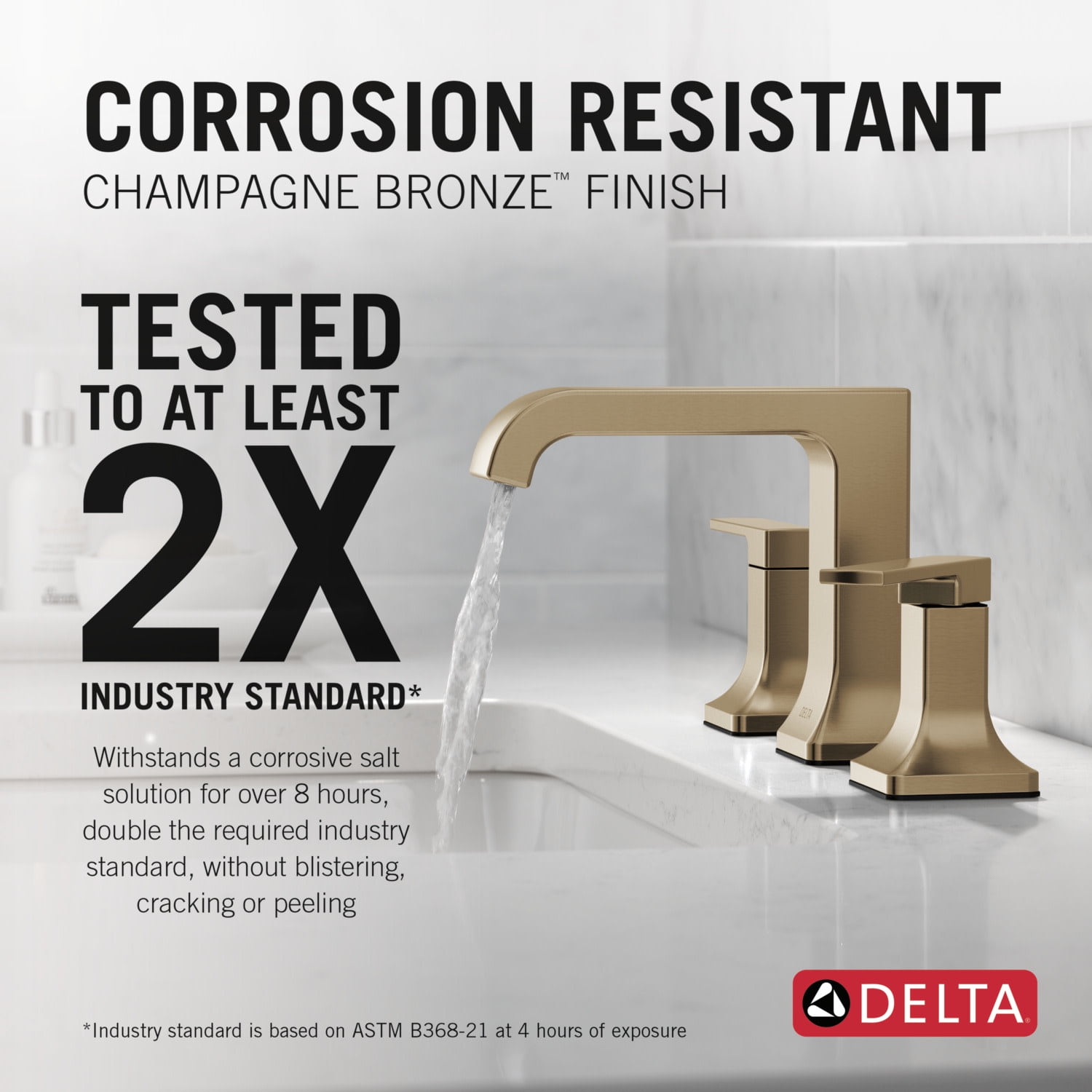 Delta 3539LF-SSMPU Velum 1.2 GPM Widespread Bathroom Faucet - Brilliance Stainless