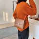 thumbnail image 4 of Sywqhk Bolso De Mensajero De Hombro De Color Puro Informal Bolso Diario De Pu Para Mujer (Marrón) Sywqhk Para estrenar, 4 of 9