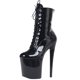 thumbnail image 1 of JIALUOWEI-Botas de plataforma de tacón alto extremo de 20CM, botines con cordones, Sexy, Pole Dancing, cremallera lateral, 5-12, 1 of 5