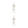 thumbnail image 3 of Advancent Crystal Suncatcher Colgante Rainbow Maker con marco de metal Decoración Wind Chime Adornos Ventana Interior Árbol de Navidad Tipo 1 2Conjunto, 3 of 6