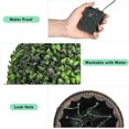 thumbnail image 4 of Qinaqin 2 PCS 12" Artificial Plant Topiary Ball con Pot Fau x Bo wood Balls LE cm de Profundidad Outdoor Set para Backyard Balcony Garden Anchoedding y de, 4 of 7