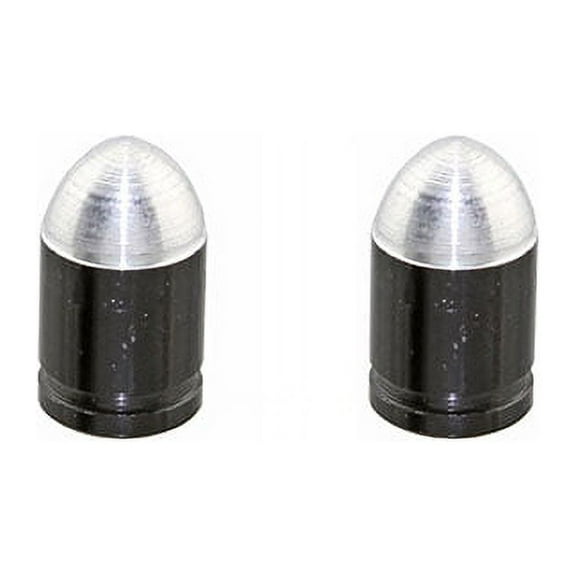 Alta Bicycle Bike Bicycle Bullet Presta Bike Valve Caps, Multiple Colors (Black)