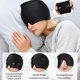 thumbnail image 4 of Gorro de hielo para aliviar la migraña | Gorro para el dolor de cabeza y la migraña | Terapia de frío y calor para ojos hinchados, alivio del estrés, color negro, 4 of 5