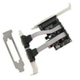 thumbnail image 2 of DB9 PCI E to 2 Serial Card, 1 Parallel Port Card for Desktop with DB25, LPT Port Adapter, 2 of 7