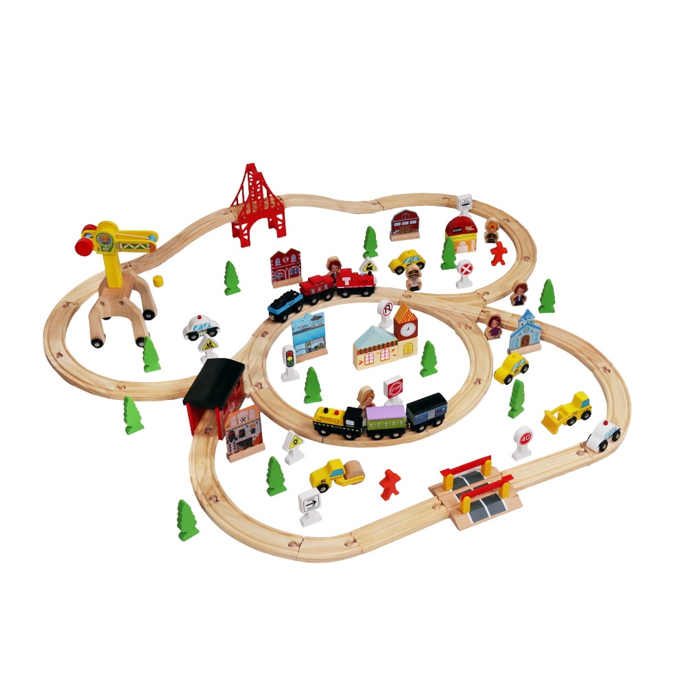 large train track set