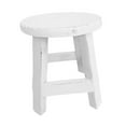 thumbnail image 3 of Vsenkes Wooden Stool Plant Stand Round Planter Holder for Office Living Room Desktop White, 3 of 9