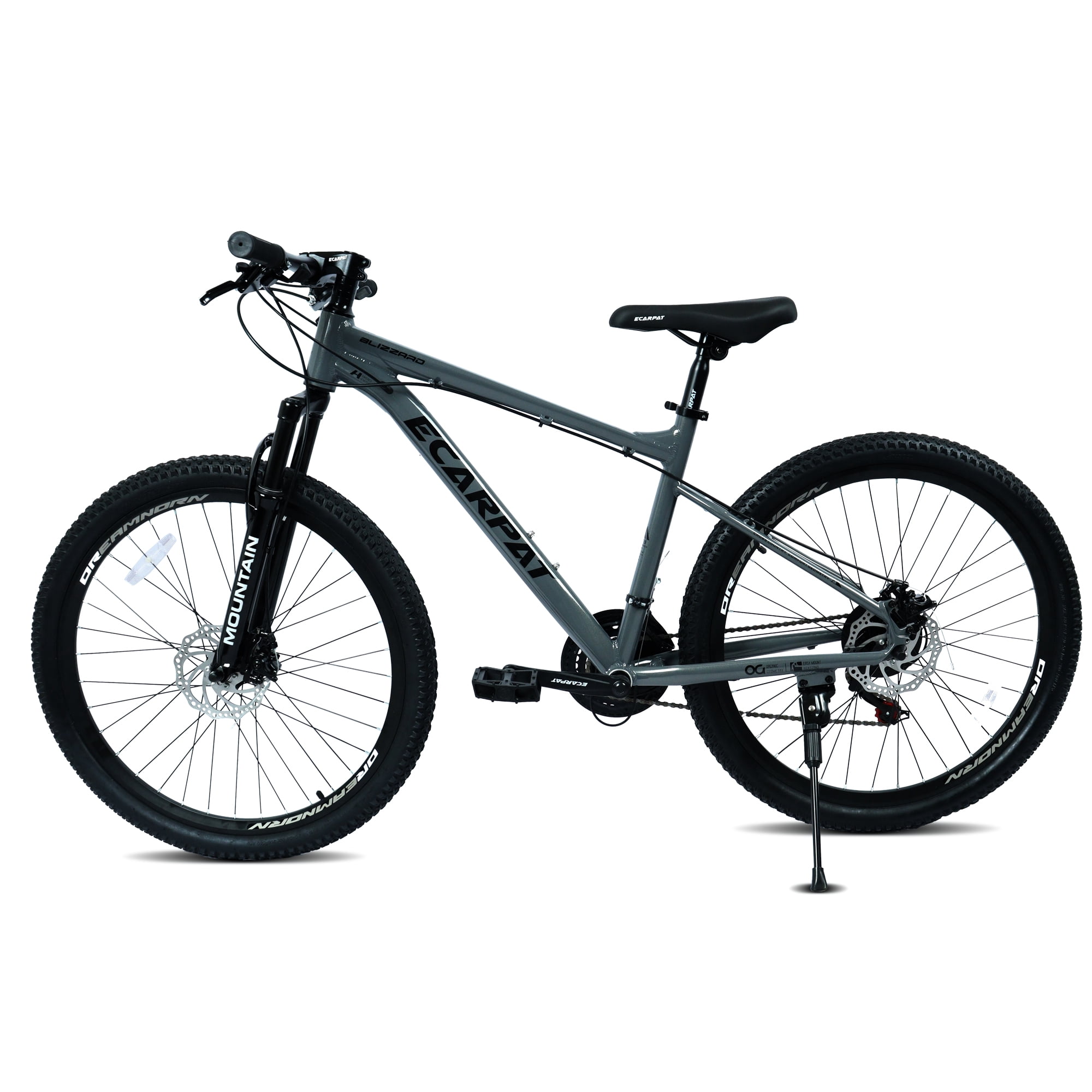 26" Mountain Bike, High Carbon Steel Frame & Dual Disc Brakes, for Trail & Commute, Adult Men Women