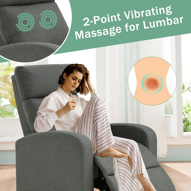 NiamVelo Lazy Boy Massage Recliner Chair Ergonomic Adjustable
