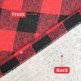 thumbnail image 4 of DriftAway Christmas Table Cloth Rectangle Red Buffalo Plaid Table Cloth with Snowflake Decorations Dining Table Cover for 6 Foot Rectangle Tables Thanksgiving Christmas tablecloths 54 x 84 Inch, 4 of 9