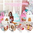 thumbnail image 3 of 20Pcs Christmas Party Favor Bags,Gingerbread Man Theme Party Gifts Bags Reusable Pink Candy House Birthday Party Bags with Handles for Girls Christmas Party Supplies Baby Shower, 3 of 7