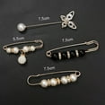 thumbnail image 4 of HOOUN 1Set Fashion Clothing Brooches Waist Adjustment for Women Pearl Lapel Pin Buc:yy-36, 4 of 9