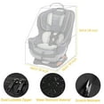 thumbnail image 4 of YOREPEK Large Durable Padded Car Seat Travel Bag for Infant Car Seats, Black, 4 of 9
