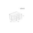 thumbnail image 3 of Cubertería organizadora, diseño M, plástico, 4 secciones, transparente, 3 of 3