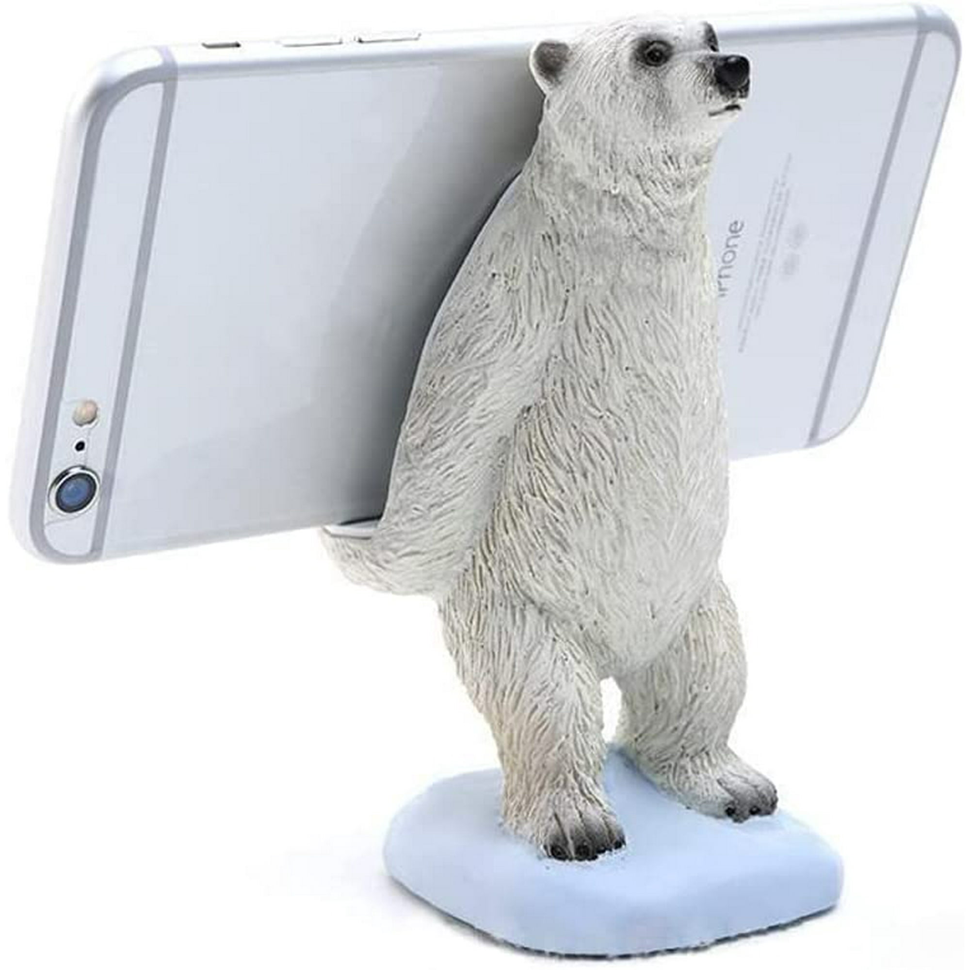 SHTUUYINGG Polar Bear Phone Stand for Desk, Cute Animal Smartphone Mount Holder for iPhone 13/12/Max/iPad, Samsung, Huawei, Mobile Phone Holder Desk Decorations | Walmart Canada SHTUUYINGG Polar Bear Phone Stand for Desk, Cute Animal Smartphone Mount Holder for iPhone 13/12/Max/iPad, Samsung, Huawei, Mobile Phone Holder Desk Decorations | Walmart Canada