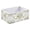 Elegant Damask Pattern, variant on Fabric Storage Bins Foldable Cube For Home Organization Baskets Gold Baroque Circular