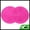 Rose Red, variant on Unique Bargains Double Circle Shape Makeup Sponge Brush Cleaner 1 Pc Rose Red