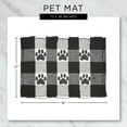 thumbnail image 3 of Bone Dry Nautical Blue & White Printed Paw Pet Feeding Mat (Set of 2), 3 of 3