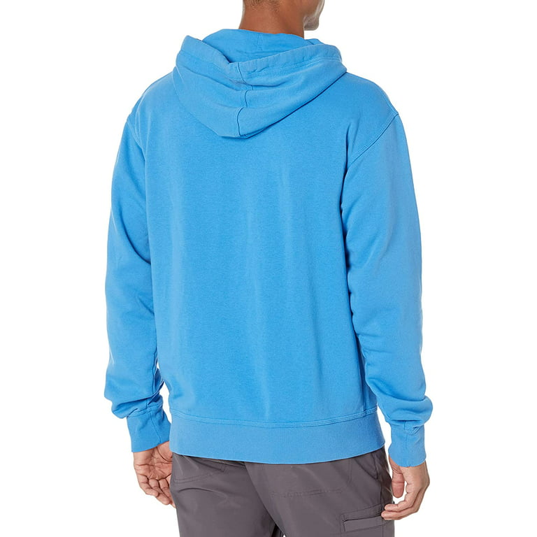Champion Mens Arch Logo Vintage Varsity Hoodie Sweatshirt BLU-XL
