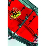 SJC Josh Dun Torch Snare Drum 6.5x14 Red Acrylic Shell Black Hardware