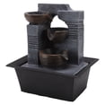 thumbnail image 1 of Tabletop Water Fountain, 4 Tier Tabletop Water Fountain Decorative Colorful Light  For Office For Study US Plug 110V, 1 of 8