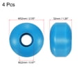 thumbnail image 2 of Unique Bargains Roue de Planche à Roulettes 52mm Roues de Rue pour Planche à Roulettes Roues de Cruiser 95A, Bleu 4 Pack, 2 of 4