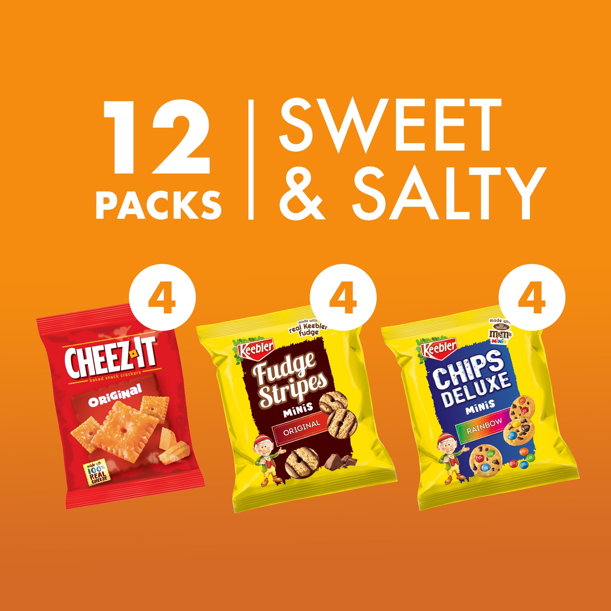 Cheez-It - Brandclub - Cheez-It Original, Rainbow, Sweet & Salty