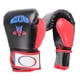 thumbnail image 3 of Guantes de entrenamiento de boxeo transpirables y ajustables guantes de Boxeo de cuero, con anillos de gancho, para hombres, mujeres, adultos, niños, 8 onzas de negro, 8 onzas, 3 of 10