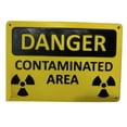 thumbnail image 2 of Danger Contaminated Area Nuclear Radiation Sign / Danger - Novelty Sign, 2 of 6