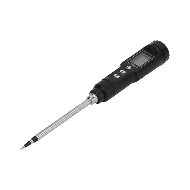 Medidor digital de suelo EC‑8801, medidor portátil de conductividad CE y temperatura para jardines, agricultura, huertos y pastos.