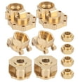 thumbnail image 1 of RC Brass Counter Weight Set, RC Rear Portal Drive Housing Brass 1/10 RC Brass Counter Weight Set Strong Brass Counter Weight Set  For Home, 1 of 8