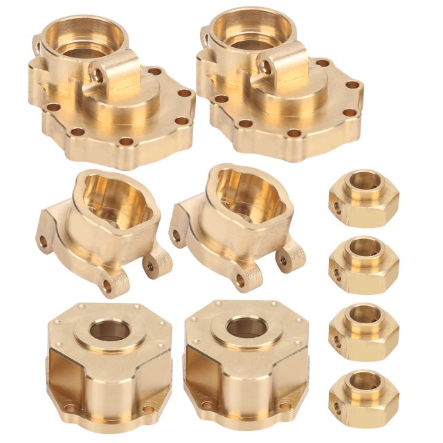 RC Brass Counter Weight Set, RC Rear Portal Drive Housing Brass 1/10 RC Brass Counter Weight Set Strong Brass Counter Weight Set For Home