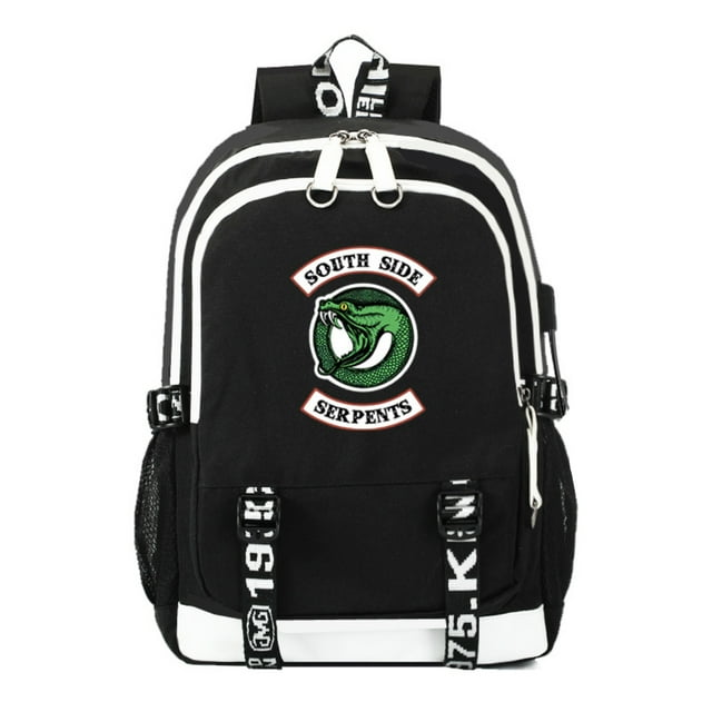 Mochila Riverdales de nailon escolar con dibujos animados para niños, 30 x 15 x 43 cm