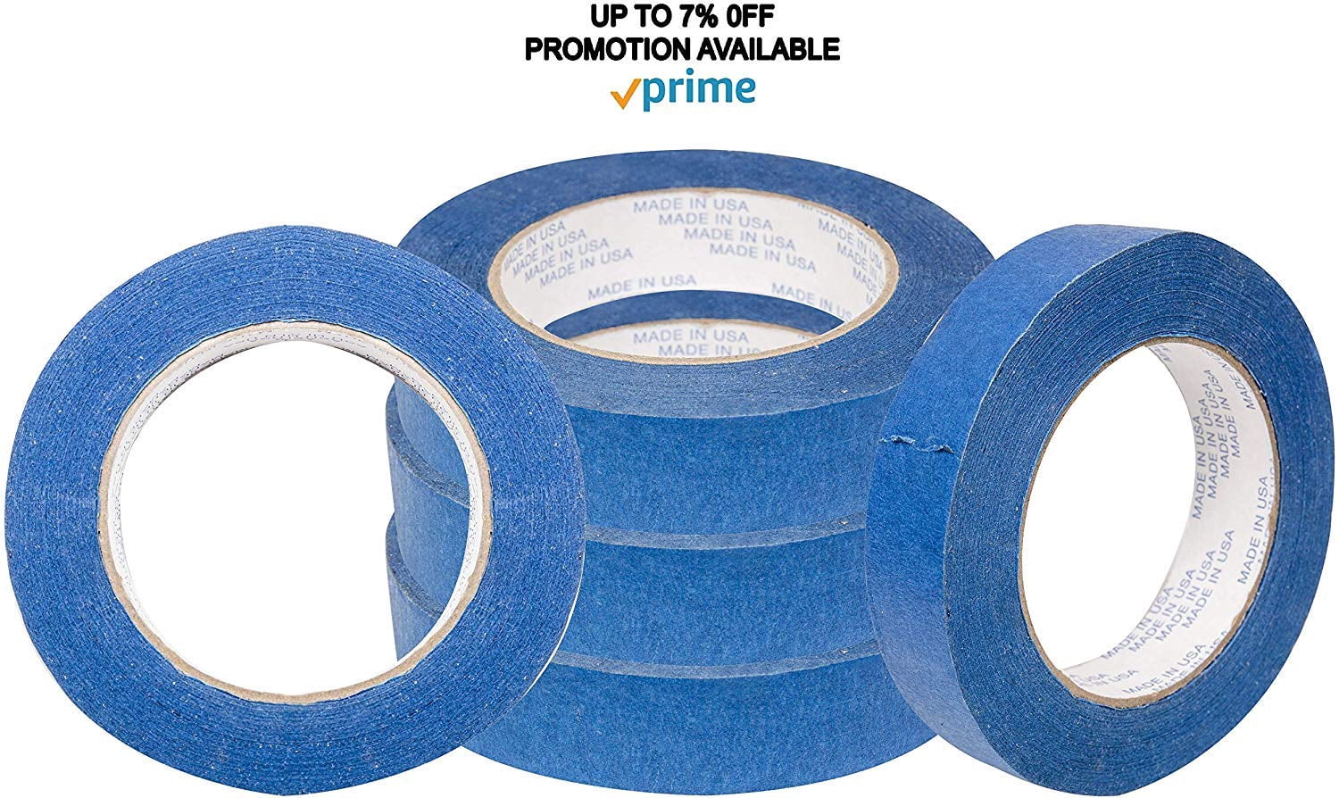 AMZ Supply Painters Tape 3" x 60 yds Blue Masking Tape.Thickness 5.7 Mil.