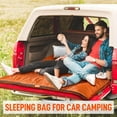 thumbnail image 4 of Double Sleeping Bag for Adults Mens with Pillow, XL Queen Size Two Person Sleeping Bag for All Season Camping Hiking Backpacking 2 Person Sleeping Bags for Cold Weather & Warm  Couple outdoors, 4 of 14
