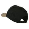 thumbnail image 3 of Grey American Flag Patched Pro Style Cap - Khaki Black OSFM, 3 of 5