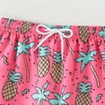 thumbnail image 5 of Hiijoy Big Boys Hawaii Beach Shorts Pineapple Print Drawstring Active Shorts, Sizes 9-10Y, 5 of 6