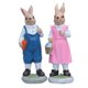 thumbnail image 1 of Figurita de resina de conejo de Pascua – Decoración primaveral para la mesa y ventanas, escultura coleccionable duradera para decoración de Pascua interior, adorno festivo, de una sola pieza, 1 of 1