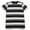 Black Stripe, variant on Eastbuy Trendy Men's Short Sleeve Tie-dye T-Shirts Leisure Crew Neck Tee