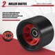 thumbnail image 5 of 8Pack 95A 58mmx39mm,Indoor Quad Roller Skate Wheels,PU Wear-Resistant Wheels Double-Row Roller Skate, 5 of 5