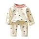 thumbnail image 1 of Odeerbi 0-13 Años Pijamas de Algodón Para Niños Y Niñas Con Camisetas de Manga Larga Estampadas Pantalones Pijama de Dos Piezas Acondicionador de Ropa Para Dormir, 1 of 5